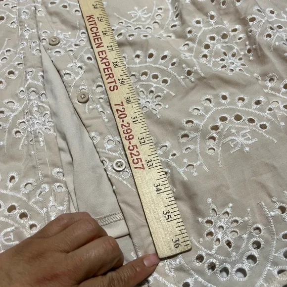 New Sam edelman MINI PUFF SLEEVE EYELET  size 16 - Picture 10 of 12